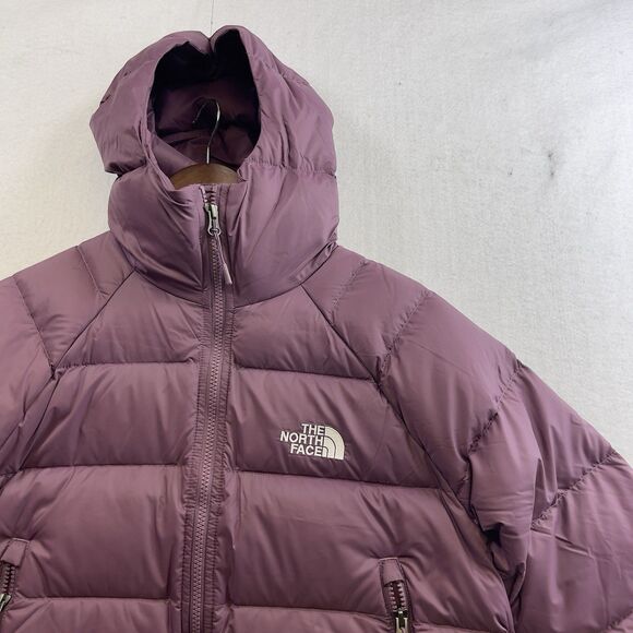 The North Face Jacket Womens Large Pink Mauve Down Puffer Gorpcore Outdoor - Picture 3 of 11